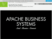 Tablet Screenshot of apachebusiness.com